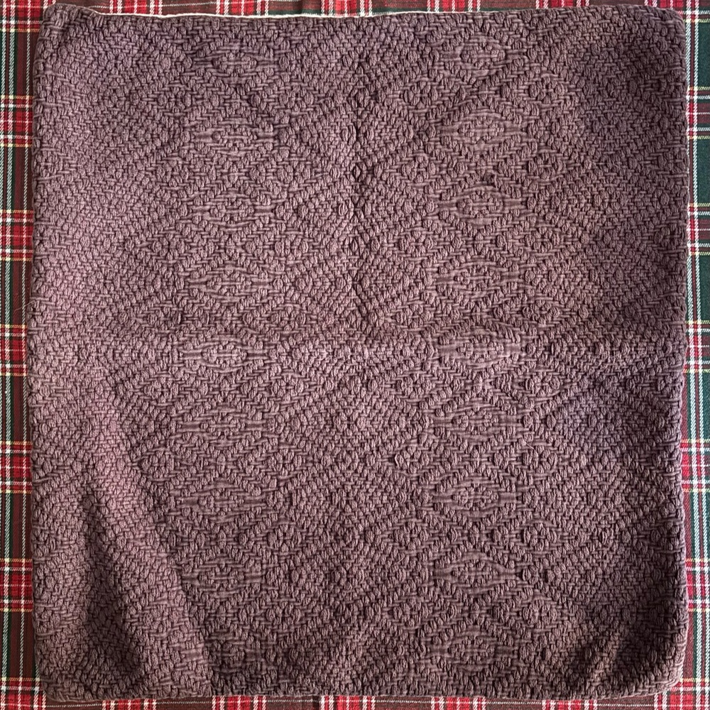 Pottery Barn washed diamond pillow cover
